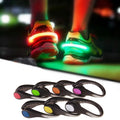 Helius Outdoor Safety Luminous Night Running Shoe Safety Clips Cycling Sports Warning Light Led Sport Running  Light