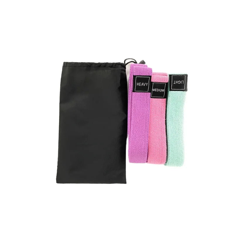 Factory Direct Sell Whole Body Fitness Workout Exercise Pull up Assist Fabric Long Resistance Bands Set