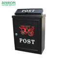 Retro Countryside Traditional Aluminum Wall Mounted Outdoor Weatherproof Durable Mailbox for Sale