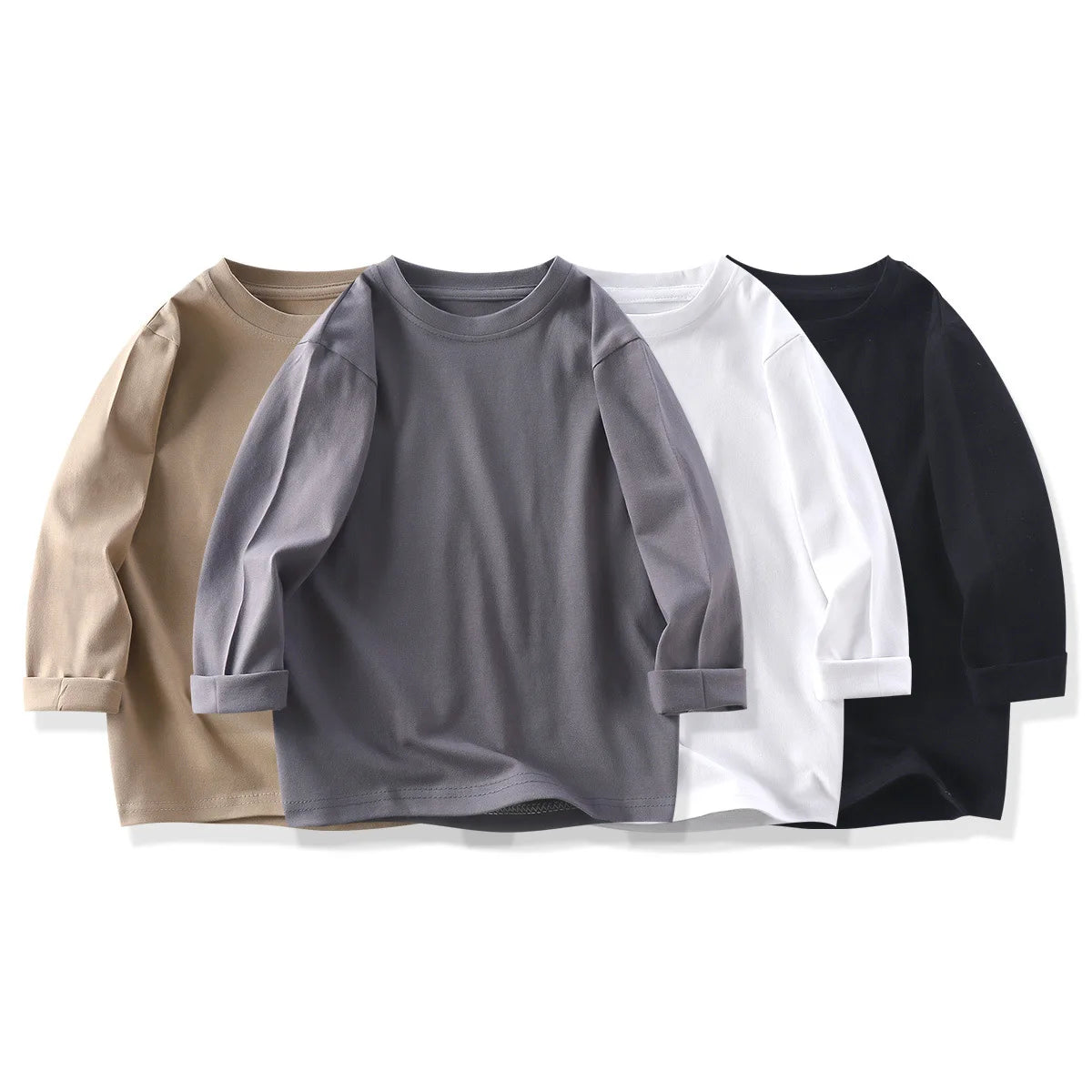 Children's Long Sleeve Warm T-Shirt Top Stretch Base Shirt for Boys and Girls Breathable and Thermal Features