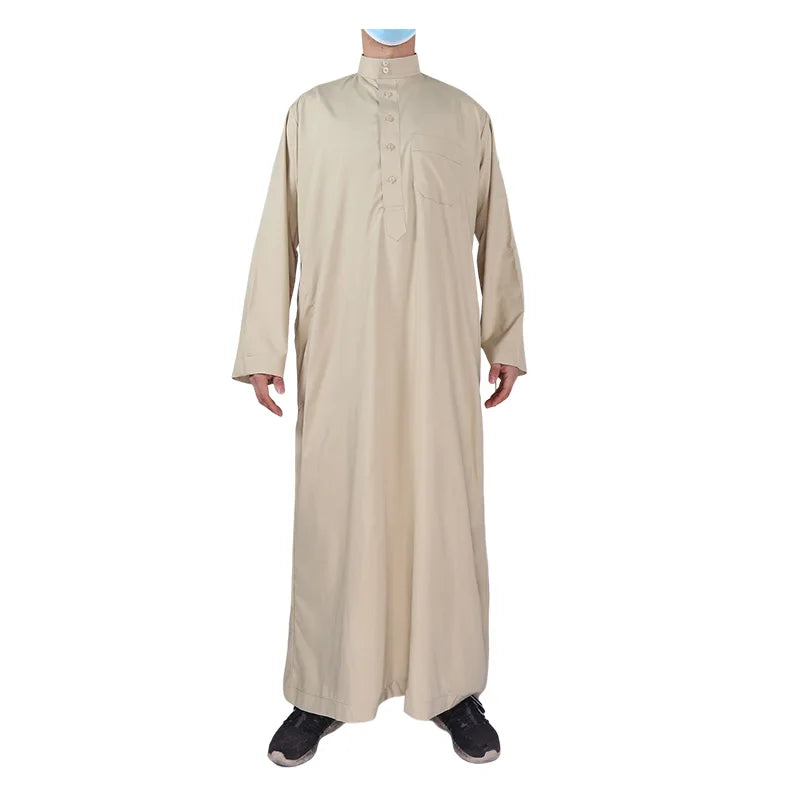 In 2023 Wholesale Mostly Popular Model Personalized Product Loose Style Ethnic Design Muslim Long Robes for Men