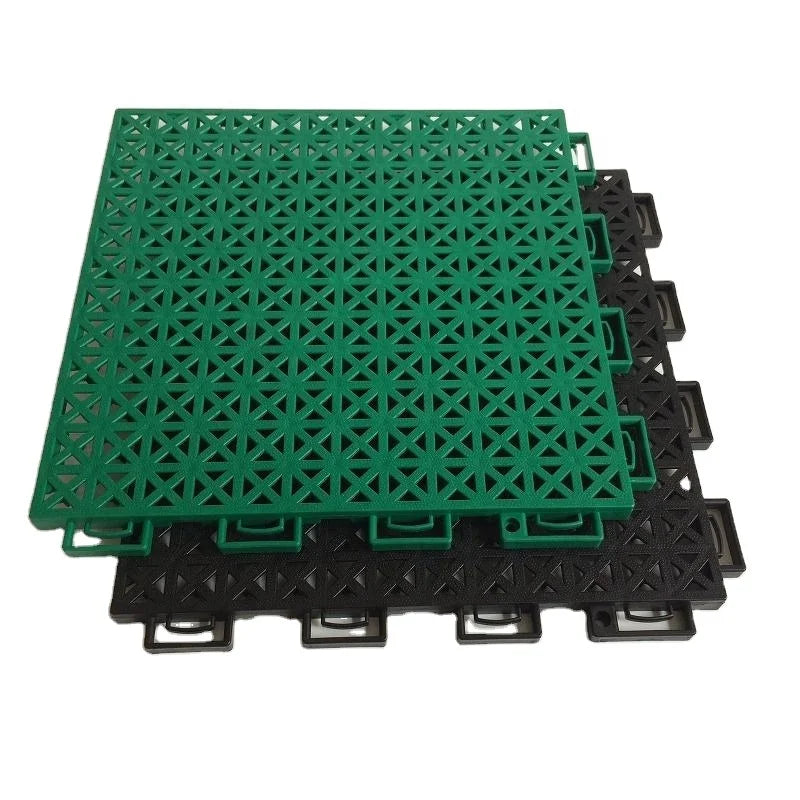 Genuine 13mm Plastic Sport Court Floor Tiles Non-Toxic PP Modern Interlocking Outdoor Wear Resistant Non-Toxic PP Raw Protection