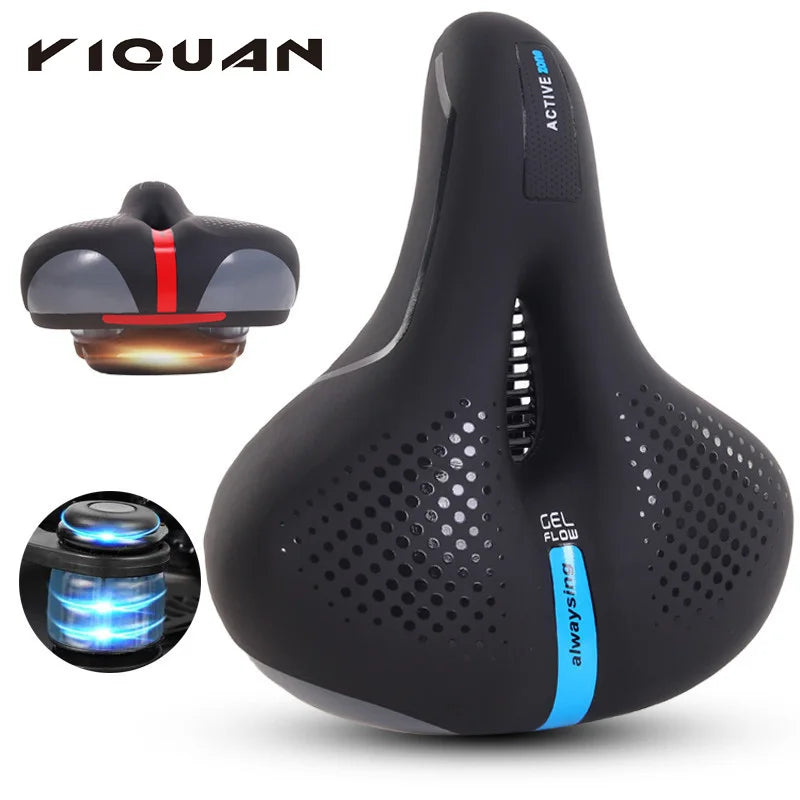 Bicycle Saddle Waterproof Comfortable Mountain High Elastic Waterproof Pad Bike Saddle Hollow Bicycle Seat