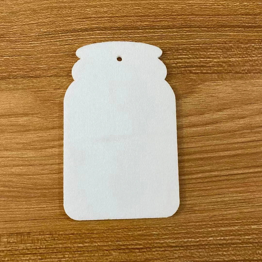 Custom logo Sublimation Blank air Fresheners Blanks