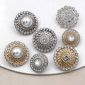 RB012 Fashionable Crystal  Buttons Buckle Custom Flower Square Rhinestone Shoe Decor Cloth Accessories