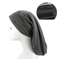 HZM-18298 Satin Bonnet Lined Sleeping Beanie Hat Bamboo Head Wear Frizzy Natural Hair Nurse Cap With Adjustable