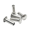 Stainless Steel Round Head Half Hollow Semi-Tubular Metal Screw Rivets Made of Durable Aluminium