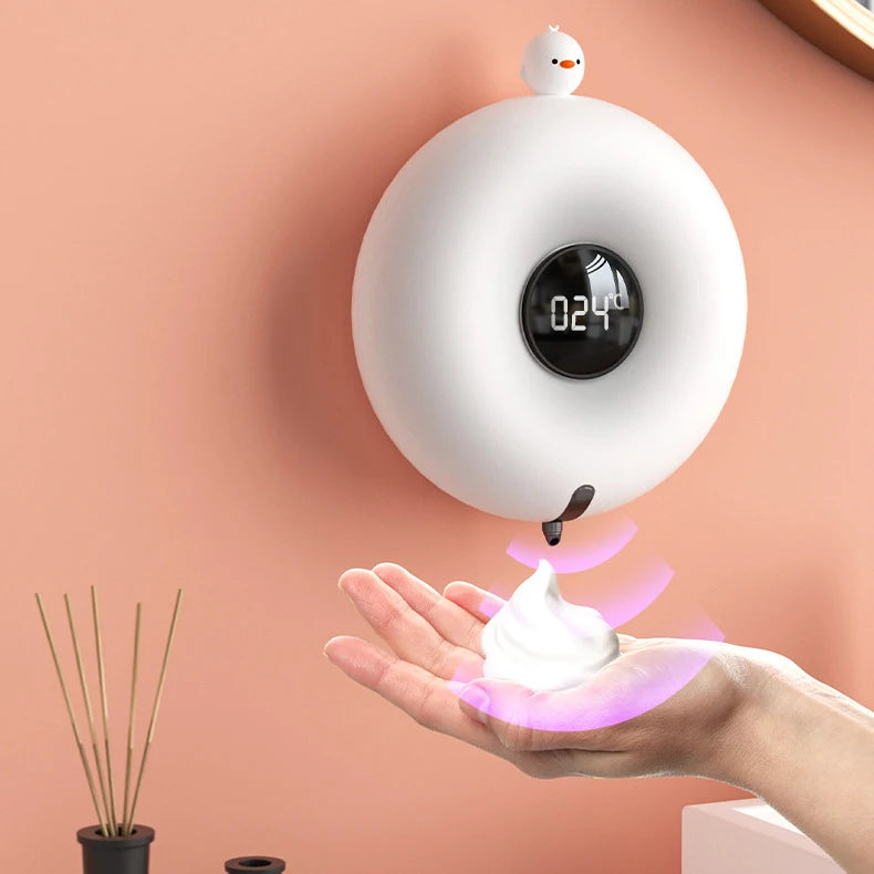 Automatic Foaming Soap Dispenser Touchless Infrared Motion Sensor Soap Dispenser With Temperature Display