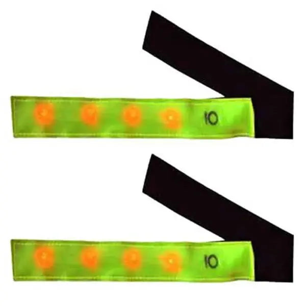 LED Armband Running Cycling Jogging Safety Light Reflective Wrist Arm Band