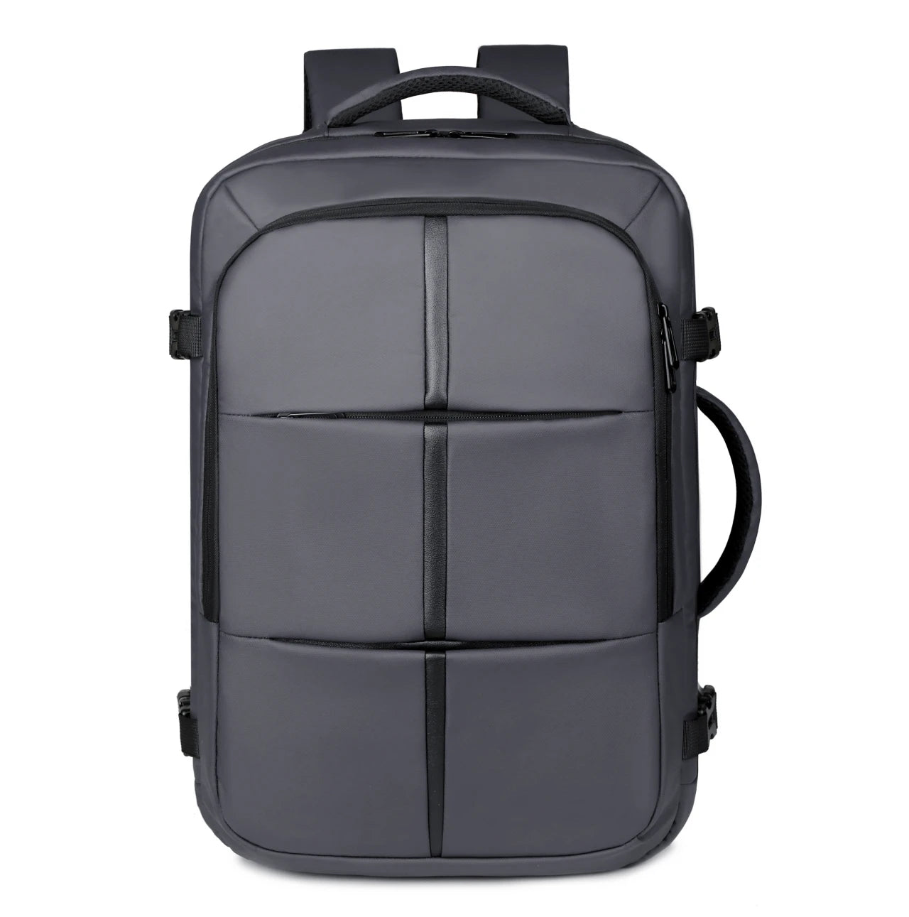 Marksman High-quality Geometric Pattern Zipper Closure Waterproof Nylon Oxford Fabric Backpack-Business Style 20-35L Capacity