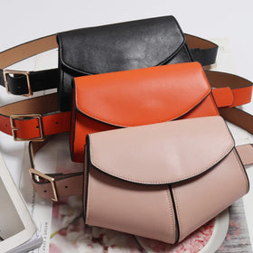 2026 New Fanny Pack Women Waist Belt Bag Serpentine Vintage Waist Bags Girl Fashion Pu Leather Chest Packs
