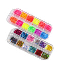Mixed Colors Nail Colorful Glitters 3D Nail Art DIY Butterfly Flat Shinning Charming Manicure Nail Art Decoration