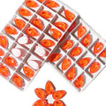 K9 Top Quality Neon Sew-on Crystal Rhinestones Florescent pink  Neon Orange Sew on Rhinestone for Dress