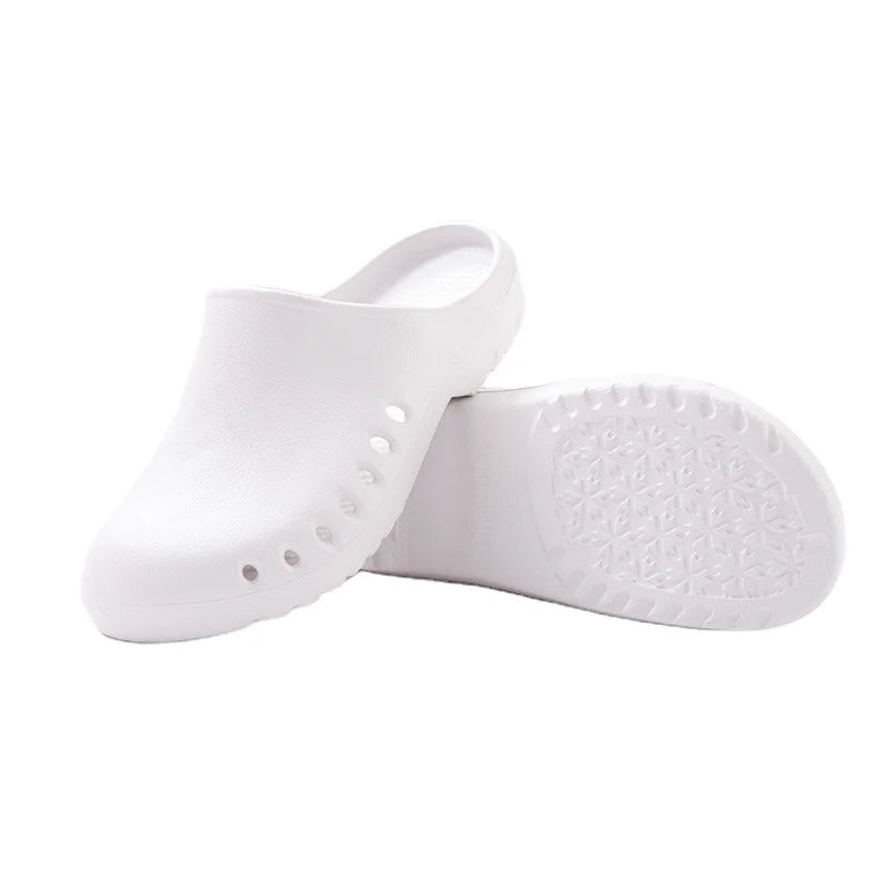 Surgical Operating Room slippers for Men and Women Shoes Non-skid Soft Bottom Hole Shoes Doctors and Nurses Work Slipper
