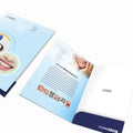 Custom Logo A4 Folders Enterprise Product Introduction Business Profile 350GSM Paper File Folder