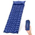 KingGear Outdoor Inflatable Camping Mat Ultralight Camping Sleeping Pad Folding Air Camping Mat With Pillow