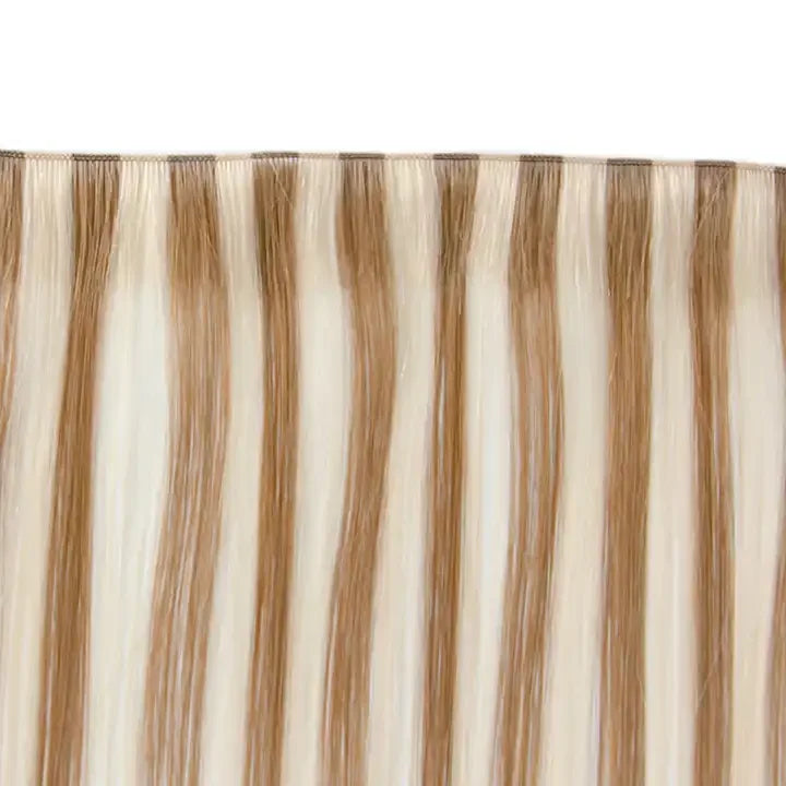Wholesale European Virgin Hair Genius Weft Thinnest Invisible Weft No Return Hair Double Drawn Genius Weft Hair Extensions