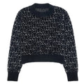 Custom Hip Hop Loose Pullover Letter Printed Street Sweater Wholesale Fashion Round Knitted Sweater for Women