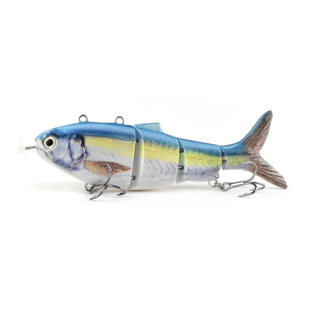 Hard Plastic Swim Baits Multi Jointed Rechargeable Lure Self-propelling Auto-swimming Robot Fish Lure