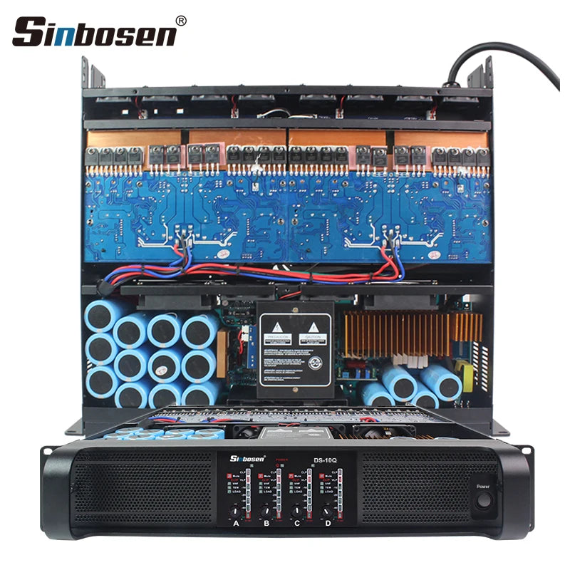 DS-10Q Professional 1350w 4 Channel Sound Class Td Power Amplifier