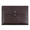 Laptop A4 A5 Custom logo Pocket Fabric PU Leather Waterproof Fireproof Mesh Zipper Storage Portfolio File Folder Document Bag