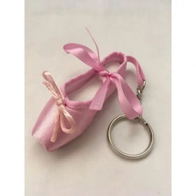 Ballet Shoes Keychain Handbag Bag Charm Pendant Accessories 7.8cm Handmade Cute Mini Simulation Satin Pointe Shoes Key Rings