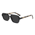 2024 8910 TR90 Sunglasses Narrow Frame Small Face Polarized Anti UV Moisture Personalized Black Gray Lens Square Style Logo Lens