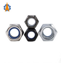 DIN985  Nylon Insert Stainless Steel 304 316 A2 A4 zinc plated Black oxide Lock Nut