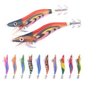 Wholesale 2.5# 3.0# Saltwater Squid Jig Lures Bait Luminous ABS and Metal Fishing Lures for River Lake Hard Squid Jig Hooks