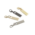 Nolvo World 59X10mm Hot Selling Purse Hardware Metal Plate Logo Clothing Bags Accessories Custom Sew Metal Label