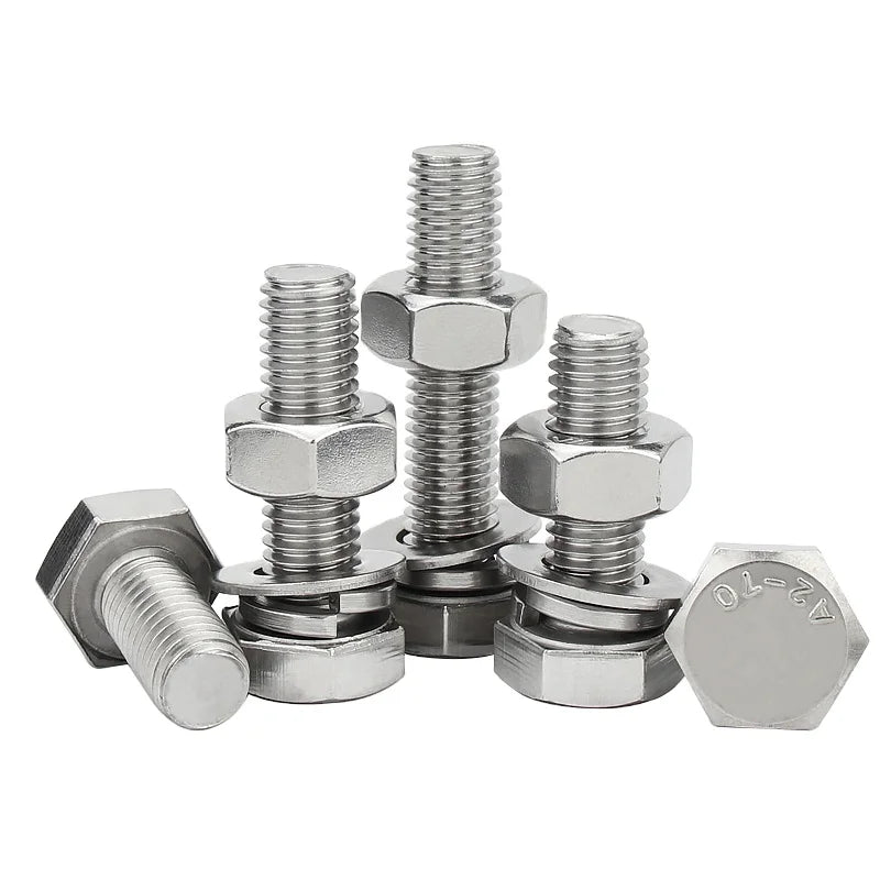 Premium A2 304 Stainless Steel ANSI ASME UNC UNF Hex Head Bolt