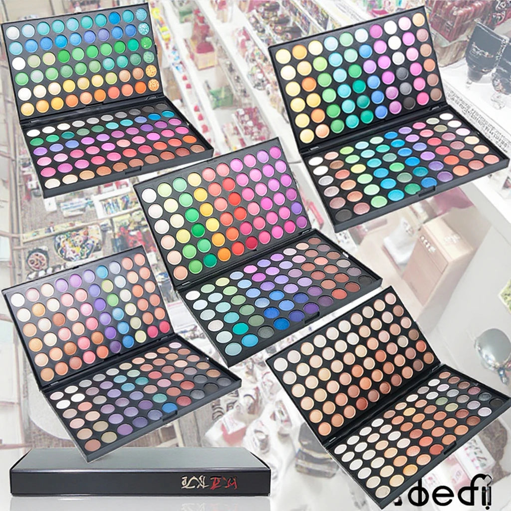 Wholesale Matte Eyeshadow Vegan Glitter Powder Eyeshadow 40/120 Colors Eye Makeup Eyeshadow Makeup Kits All in One for Women