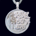 Custom Vvs Moissanite Disc Pendants Pass Diamond Tester Baguette Cut 925 Silver Gold Plated Hip Hop Fine Pendant Jewelry MegaBDM