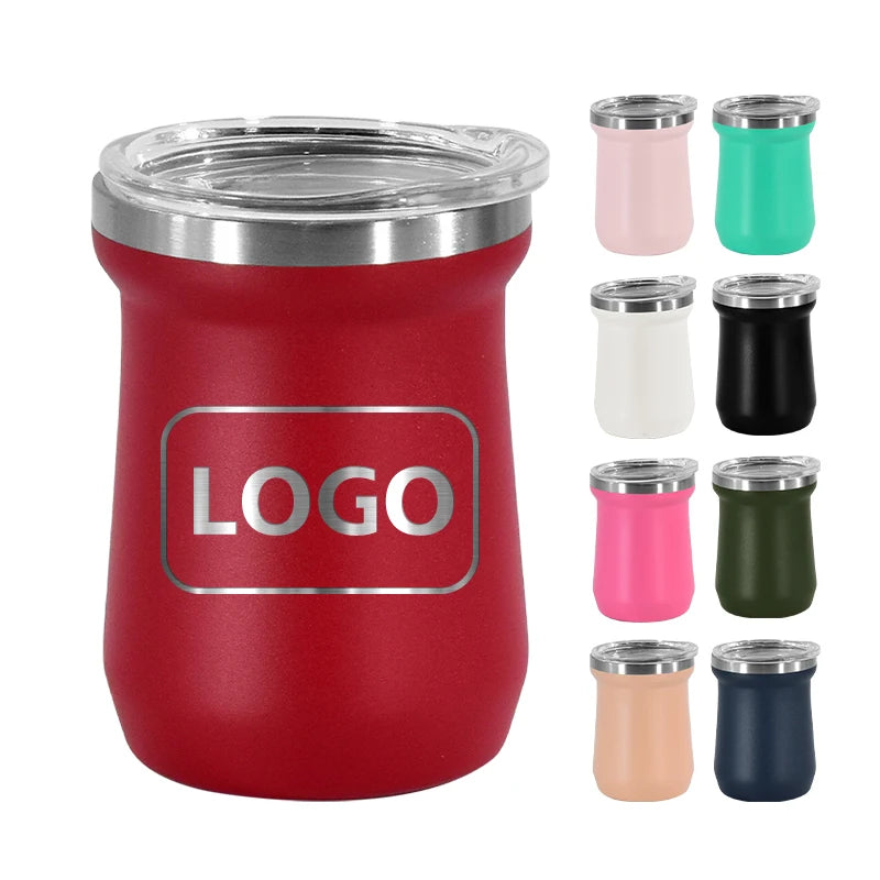 Premium Argentina Customized Logo Yerba Mate Cup Double Wall Stainless Steel Bombilla Traditional 5oz Organic Gourd Tea Mug