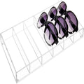 MyGift 6 Slot Premium Grade Clear Acrylic Sunglasses/Eye Glasses Storage Organizer Display Case Tray