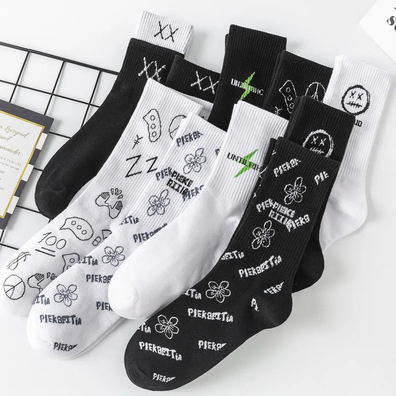 Youki Quality 100% Cotton Crew Sports Socks Winter Warm Trendy Animal Man's Socks New Winter Warm Trendy Socks Quality Cotton