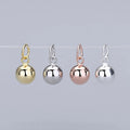 Diy Jewelry Accessories 925 Sterling Silver Ball Charm Round Bead for Necklace Bracelet Making