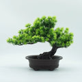 Plastic Artificial Japanese Pine Bonsai Tree for Home Decor Zen Garden Desktop Festive Christmas New Year Decorative Fake Plant