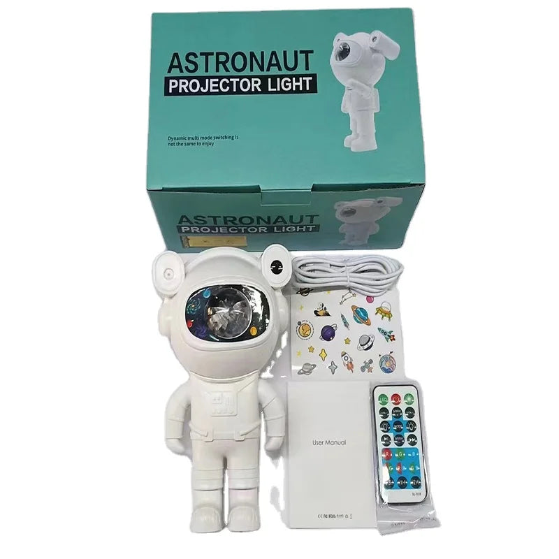 Christmas Mini Astronaut Starry Galaxy Nebula Projector Light with RGB LED DC IP65 Plastic for Kids Beautystar BS-731 80-100 Sqm