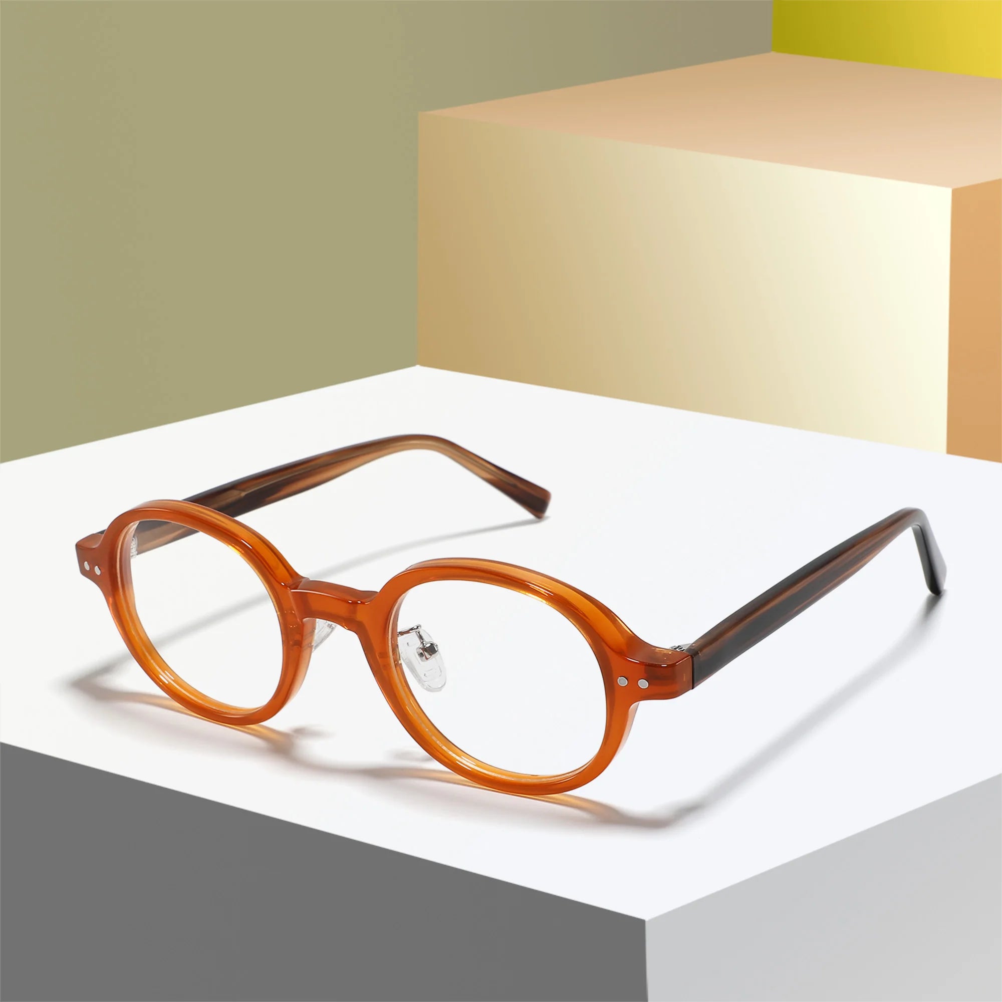 2024 Latest Designer Glasses Optical Frame Fashion TR90 Frame Acetate Clear Lens Eye Glasses