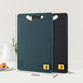 3-in-1 PP Cutting Board with Handles Knife Sharpener Garlic Grater Kitchen Plastic Chopping Board with Juice Grooves