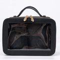 OEM ODM Waterproof PU and Transparent PVC Makeup Bag Wholesale Cosmetic Case Storage Pouch for Salon/Spa