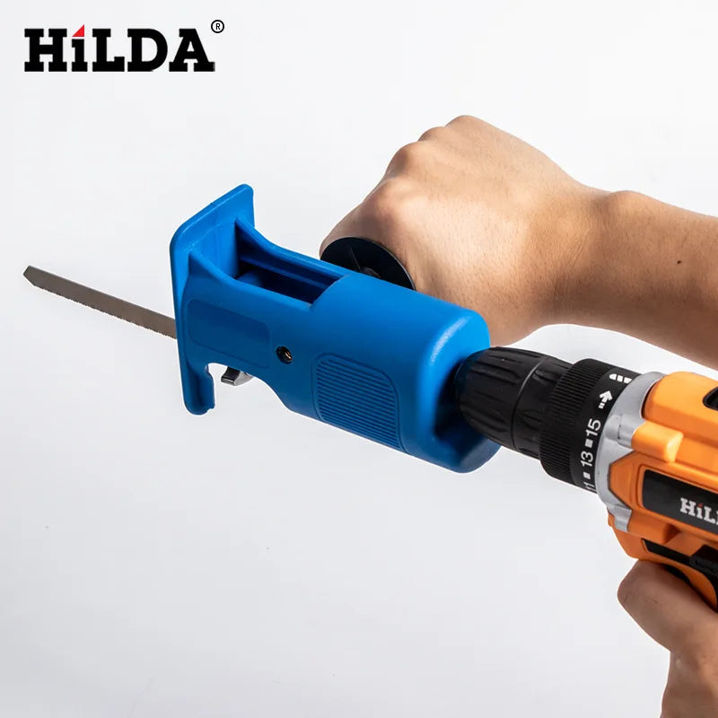 Reciprocating Jig Saw Metal File Attachment for Electric Drill Wood Cutting Amoladora Angular MegaBDM