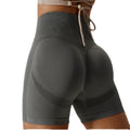 PASUXI Wholesale High Waist Scrunch Butt Yoga Biker Shorts Women Tummy Control 4-Way Stretch Gym Workout Running Shorts