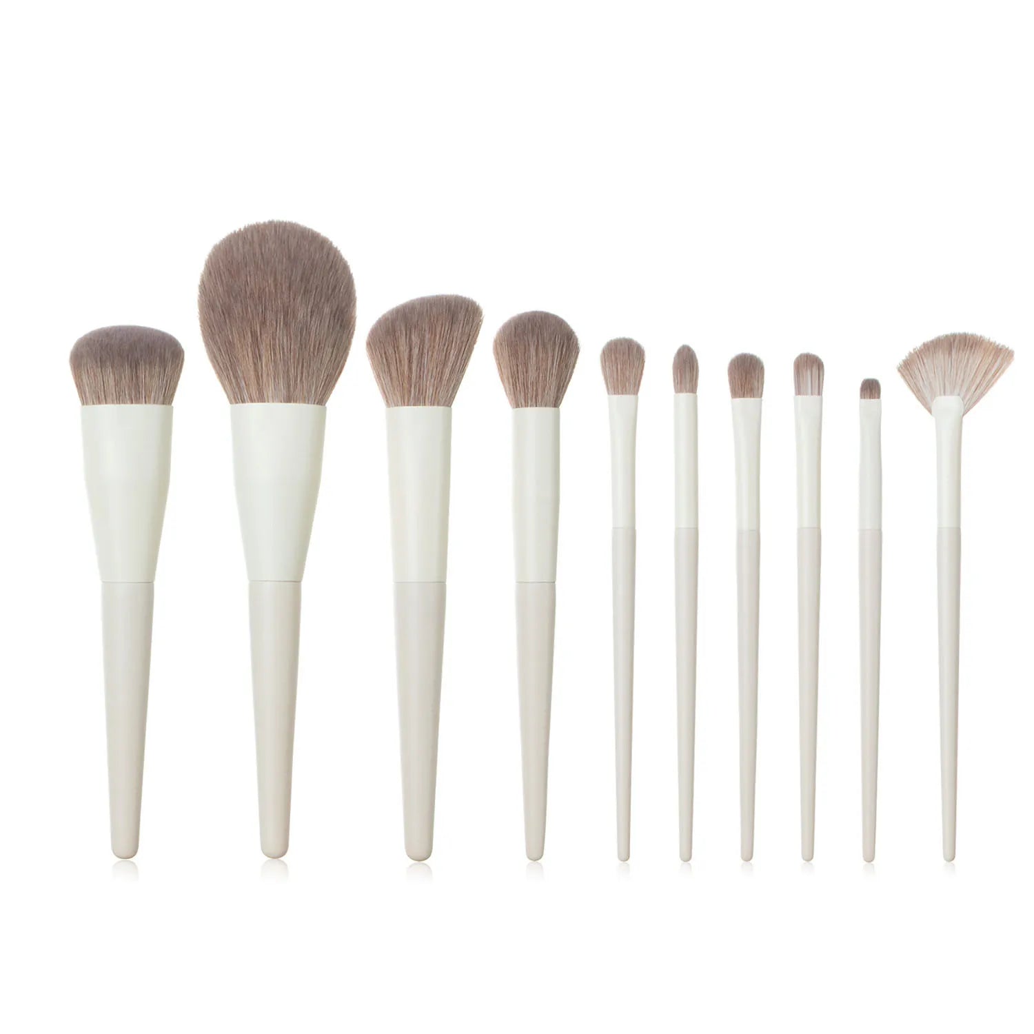 YUE New Arrival 10PCS Makeup Tools Set Loose Powder Foundation Repairing Blush Highlighter Brush Eye Shadow Brush Beauty Tools