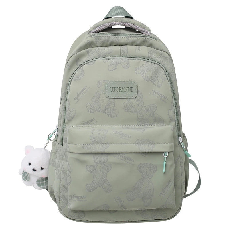 Schoolbag Student Korean Style Travel Backpack Ins Large Capacity Computer Backpack One Piece Dropshipping 1682