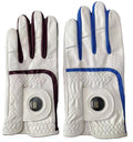 Sample Support Custom Logo Eco-Friendly Premium Golf Glove Black Sheepskin Cabretta Leather Colorful Premium Leather Golf Glove