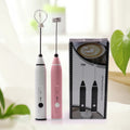 Custom Electric Handheld  Milk Foam Maker Electric Whisk Wholesale USB Rechargeable Milk Frother for Coffee Matcha Collagen