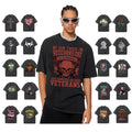 Oversize Heavyweight Vintage Mens T Shirt With DTG Designer Printing Acid Wash 100% Cotton Unisex Graphical T Shirt for Men