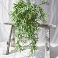 F40 Faux Greenery Hanging Wall Decor Plastic High Quality Ceiling Fern Leaf Green Plant Artificial Vines for Party Garden